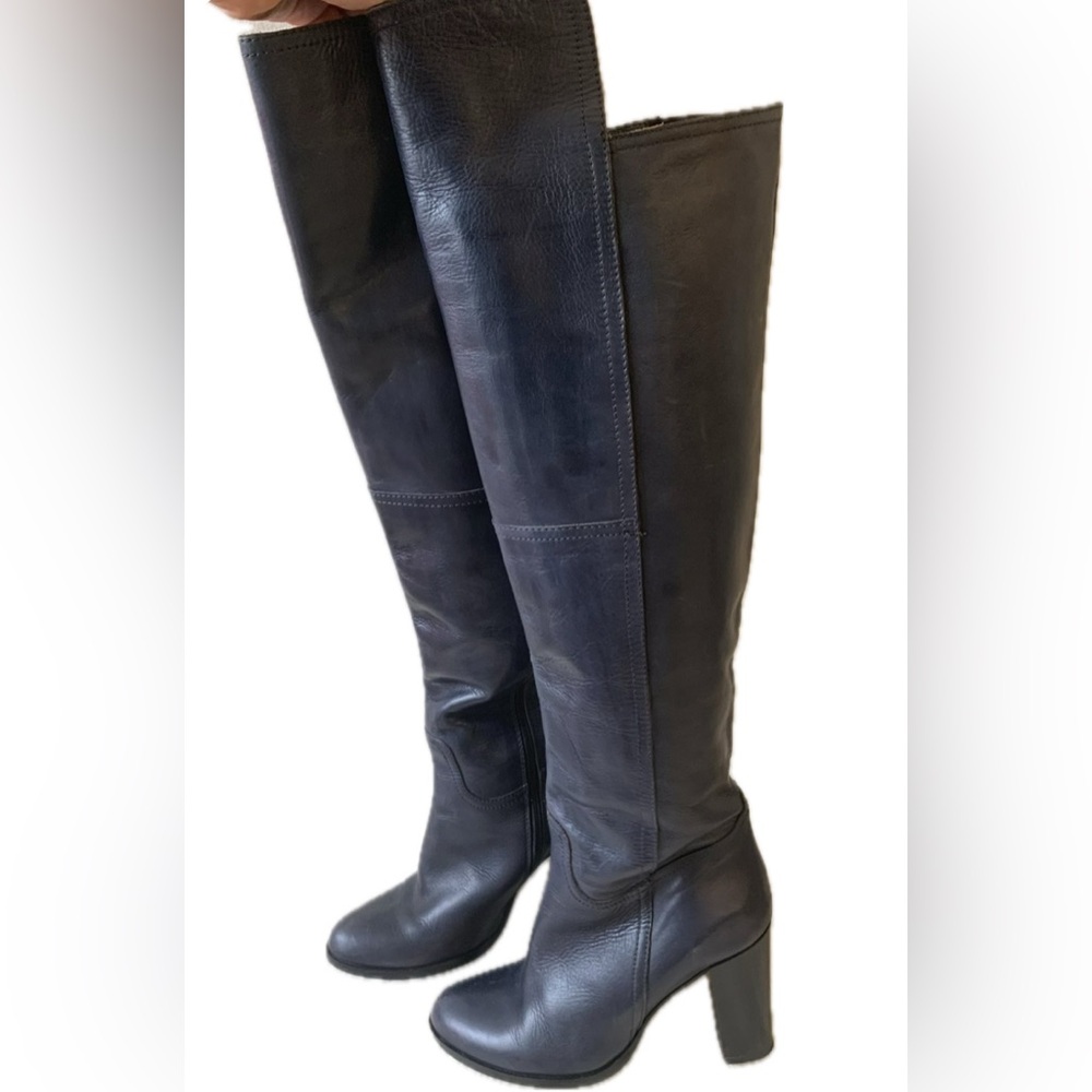 Saks Fifth Avenue Black Over the Knee Boots